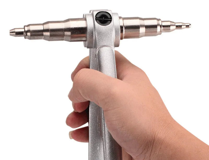 Manual tube expander tool for air conditioning refrigeration systems with 6-22mm expansion range