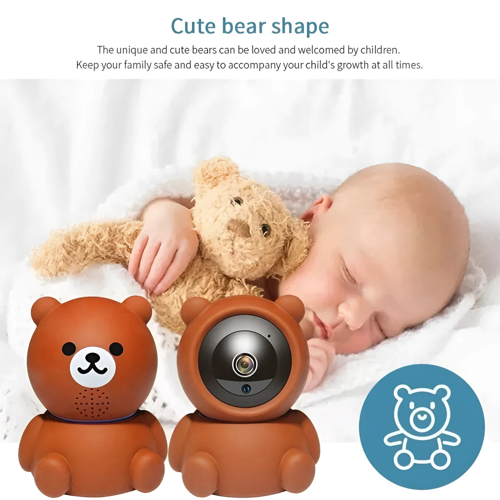 1080P wireless WiFi security camera with auto-tracking motion detection and IR night vision