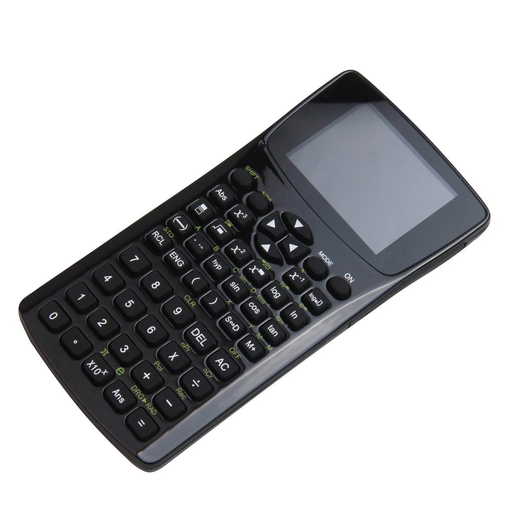Black multifunctional e-book reader with 2.8cm screen showing multiple language options and attached adjustable strap
