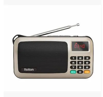 Rolton W405 portable FM radio speaker with MP3 player function in compact design