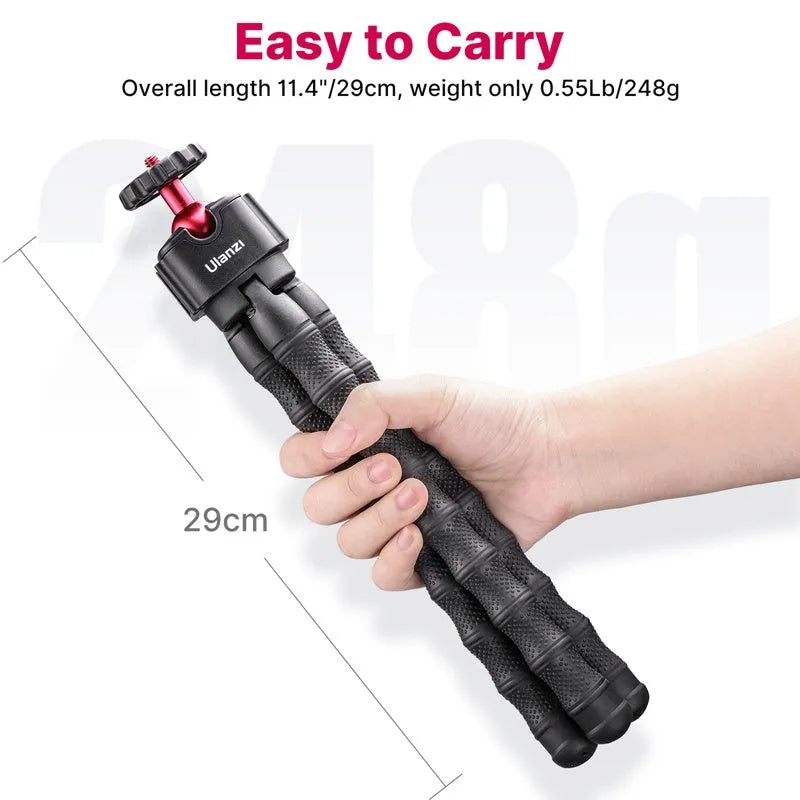 Multifunctional photography and video vlog suite 2985 set including a tripod