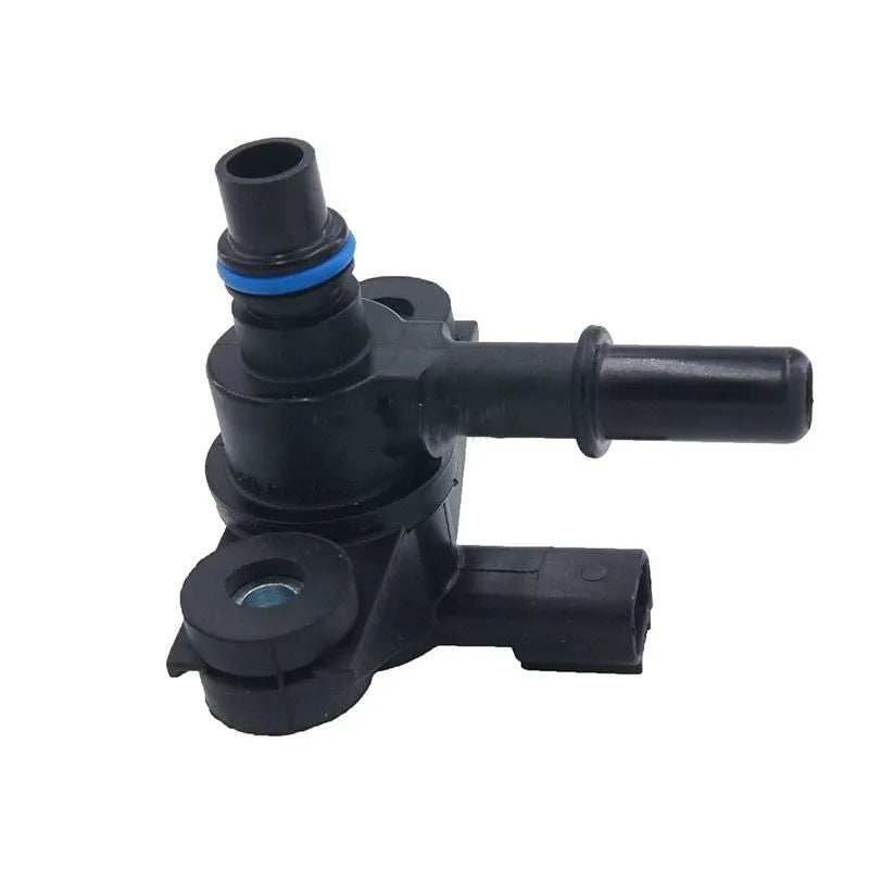 Black ABS turbo boost solenoid valve for Ford, part number AU5A-9G866-AB, shown against a white background.