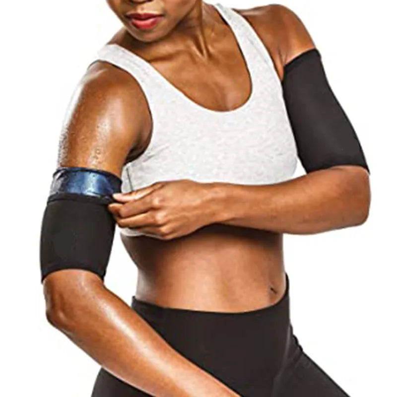 Arm band sports sweatband hand guard showing multiple colour and size options