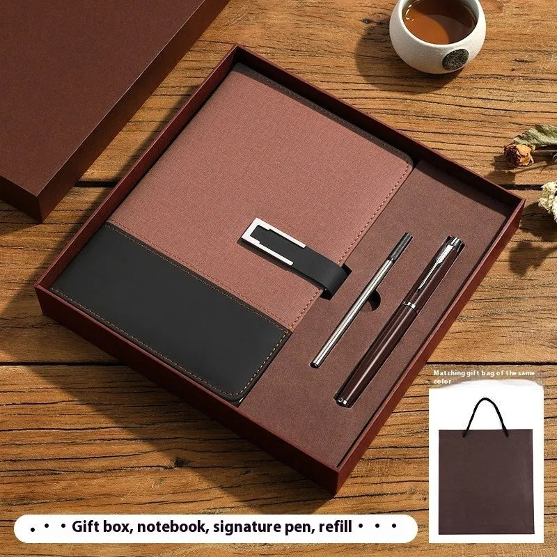 A5 notebook with soft PU leather cover and wood-free paper pages in multiple colour options