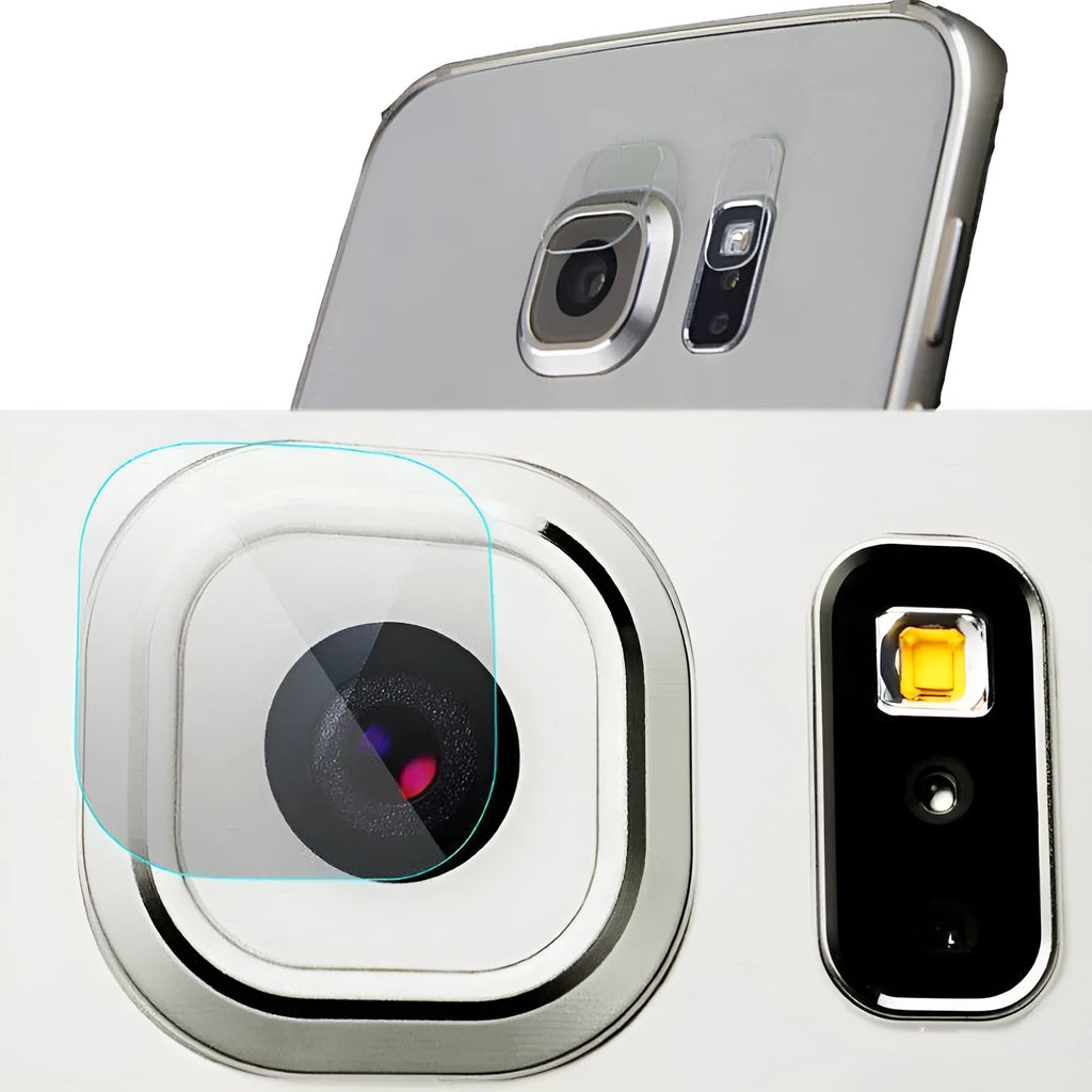 Samsung Galaxy S7 edge and S8 rear camera tempered glass lens protector film set