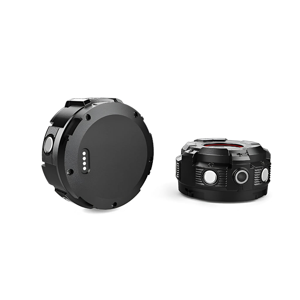 Black waterproof sports digital camera with 8MP resolution and 32GB storage