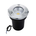 LED COB underground light with stainless steel cover and tempered glass for outdoor waterproof lighting