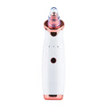 Electric blackhead remover device with four nozzle attachments for pore cleaning and acne extraction