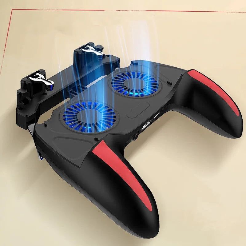 H10 mobile phone cooling fan accessory with touch screen control for 4.7 to 6.5 inch smartphones.