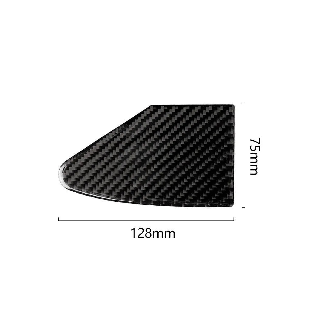 Carbon fibre decorative sticker for USB charging port panel with 3M adhesive backing