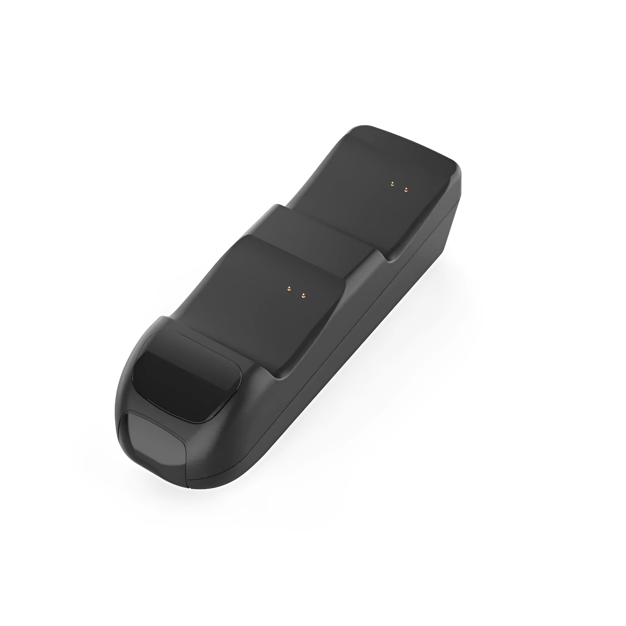 Black dual charging dock for Xbox Series X controllers with two battery packs and LED lights