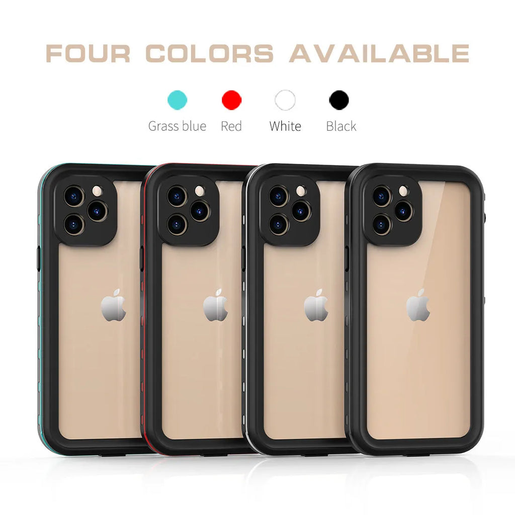 FREDPEPPER black IP68 waterproof shockproof hybrid case for iPhone 12 Pro Max