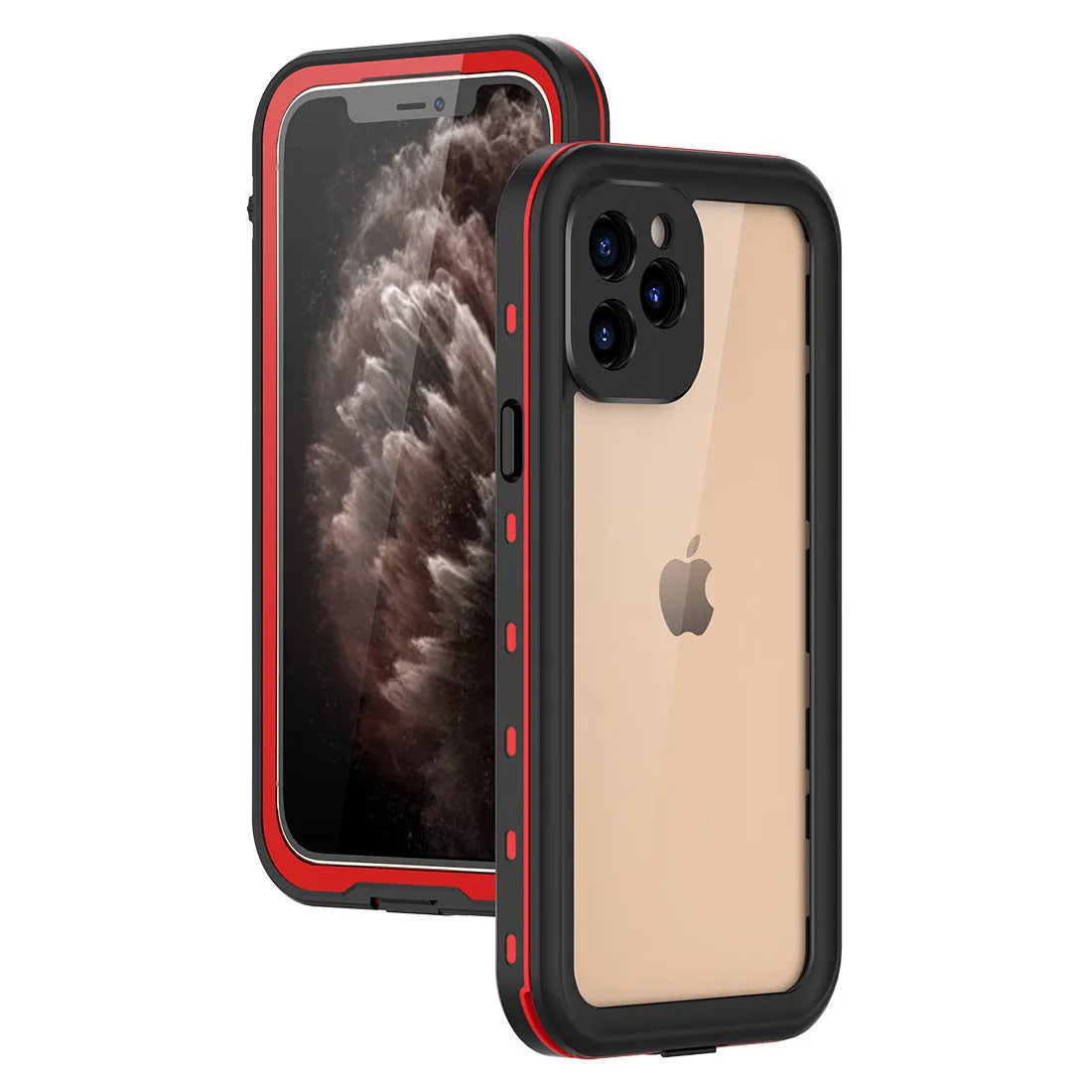 FREDPEPPER black IP68 waterproof shockproof hybrid case for iPhone 12 Pro Max