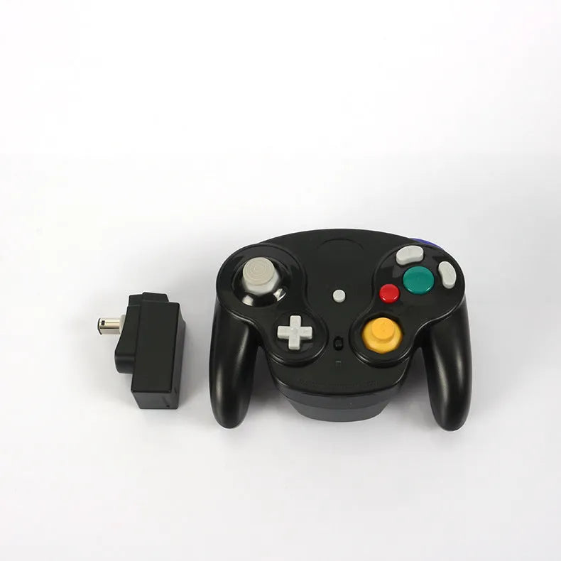 NGC 2.4G wireless game controller for Wii and GameCube in multiple colour options.