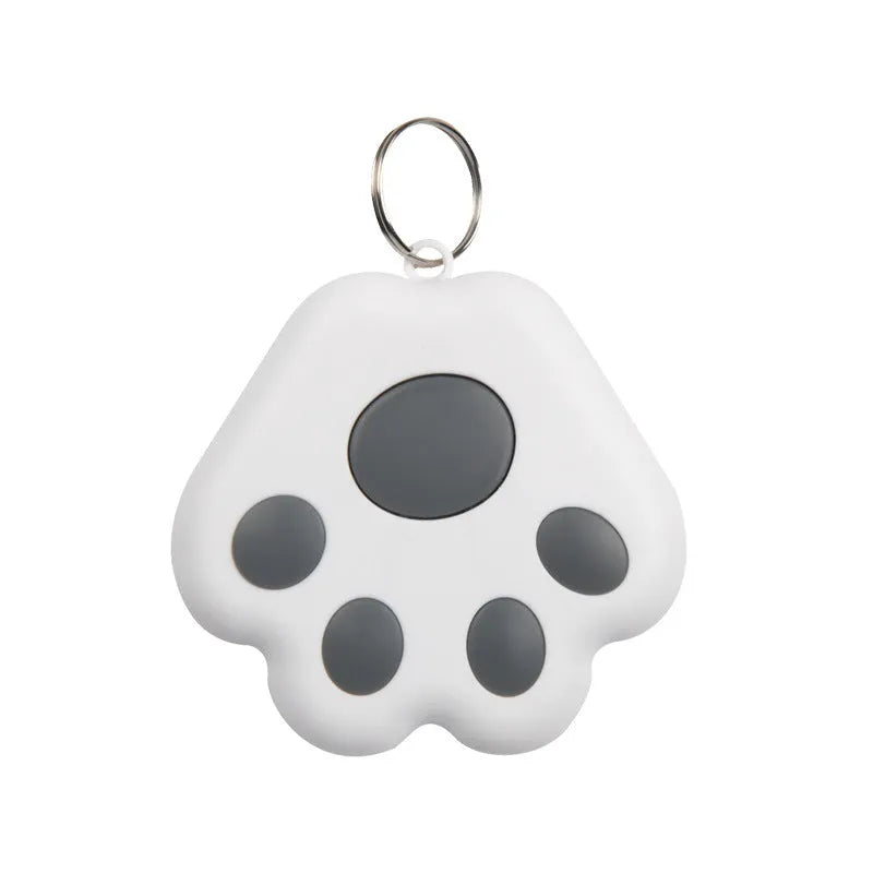 Dog paw shaped Bluetooth anti-lost device with tracking and selfie functions in multiple colours