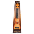 Plastic simulation ukulele toy for children with retro design and safe construction