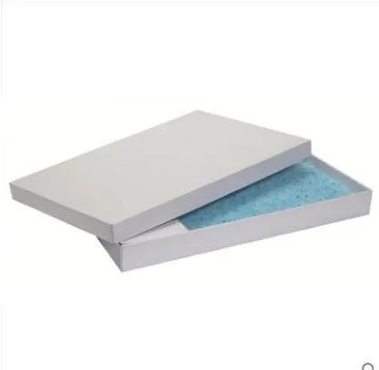 Three automatic litter box replacement trays pre-filled with white crystal sand in plastic housing