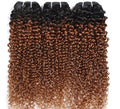 Brown kinky curly real human hair wig medium long length 10 inch