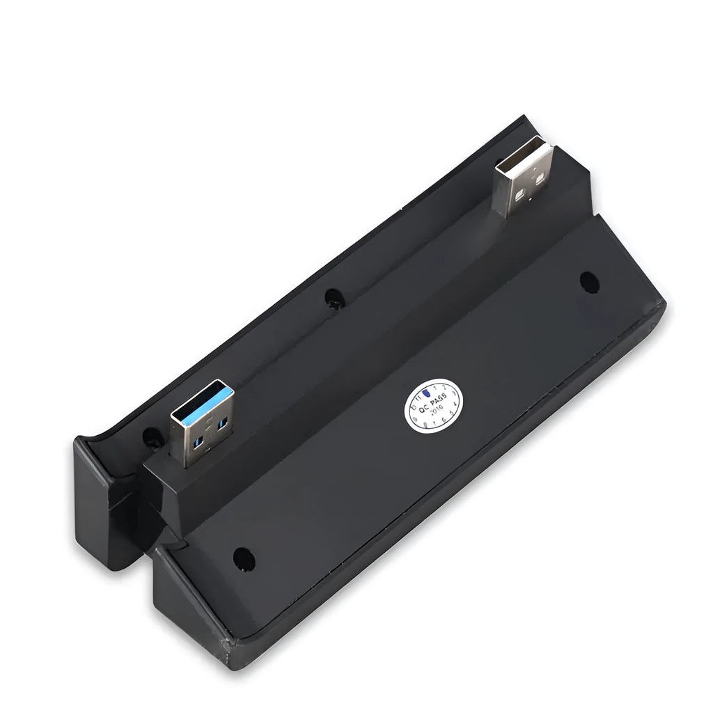 Black PS4 Slim Hub USB 2.0 3.0 extender accessory for PlayStation 4 console