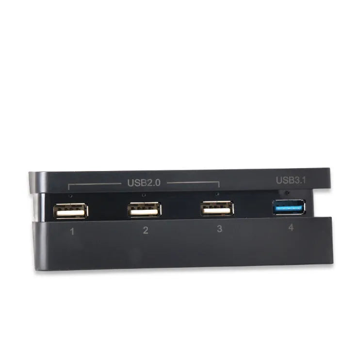 Black PS4 Slim Hub USB 2.0 3.0 extender accessory for PlayStation 4 console