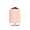 Magic Flame columnar humidifier diffuser in white with USB cable and single fog outlet