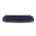 Manual plastic cigarette maker for shredded tobacco, shown in multiple colours with 110mm length.