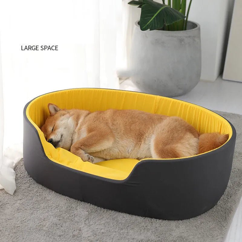 Washable cloth pet kennel for indoor use with dogs and cats