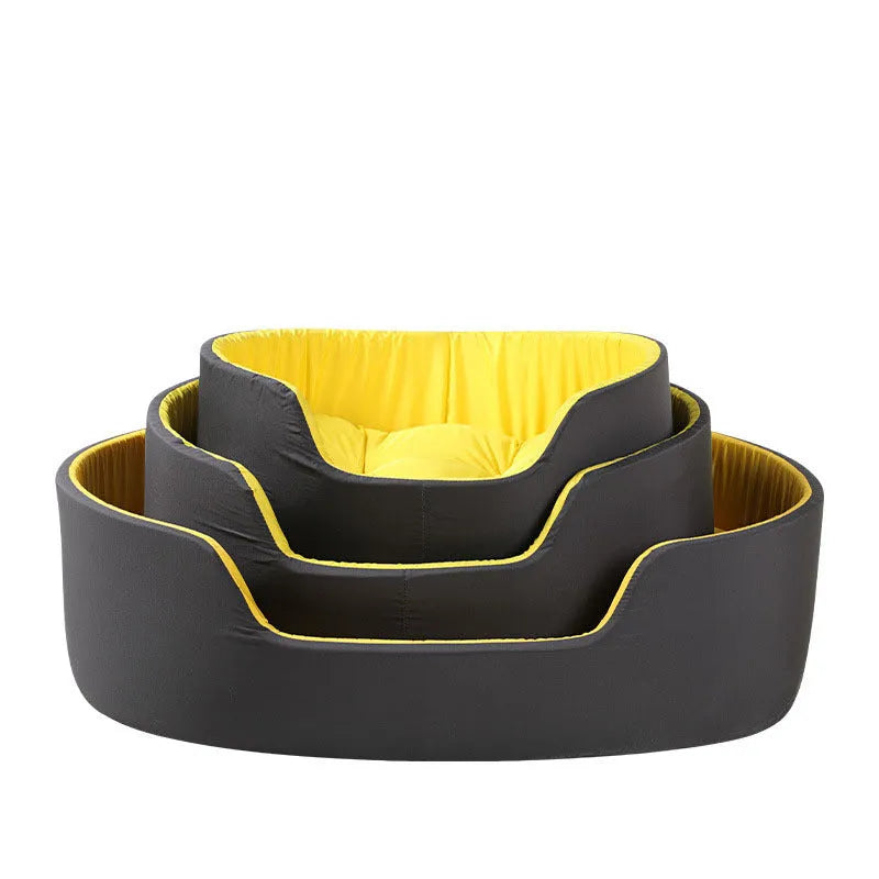 Washable cloth pet kennel for indoor use with dogs and cats