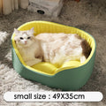 Washable cloth pet kennel for indoor use with dogs and cats