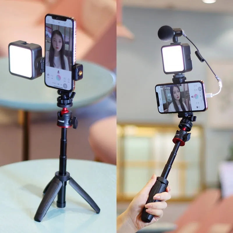 Combo 8 mobile phone vlog bracket set with fill light weighing 514g