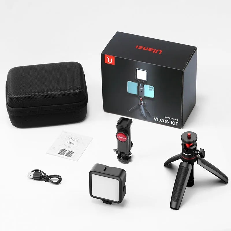 Combo 8 mobile phone vlog bracket set with fill light weighing 514g