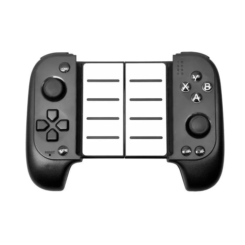 Cytec wireless Bluetooth telescopic game controller holding a mobile phone, in black, red, or blue.