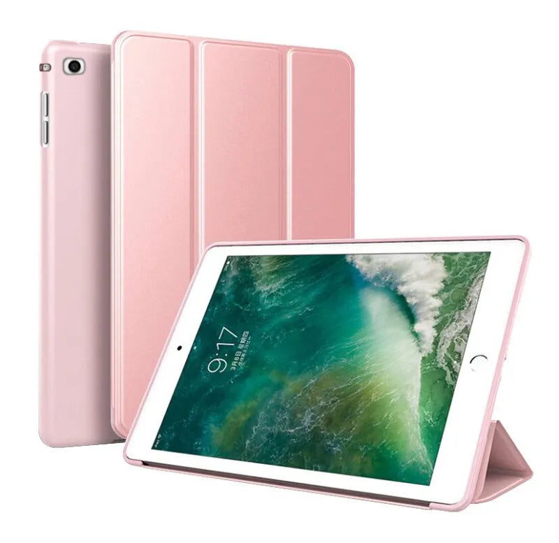 iPad protective sleeve case with integrated silicone stand in multiple colour options