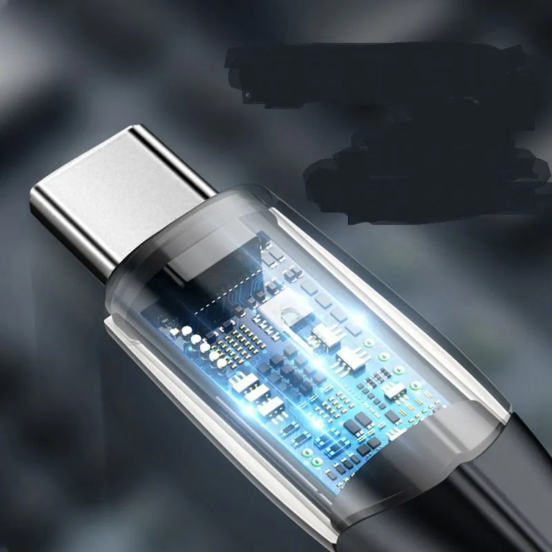Android Micro USB charging cable showing black and white variants in 1 metre and 2 metre lengths