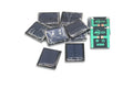Small polycrystalline epoxy solar panel 30mm by 25mm with 1V80MA rating for DIY photovoltaic projects