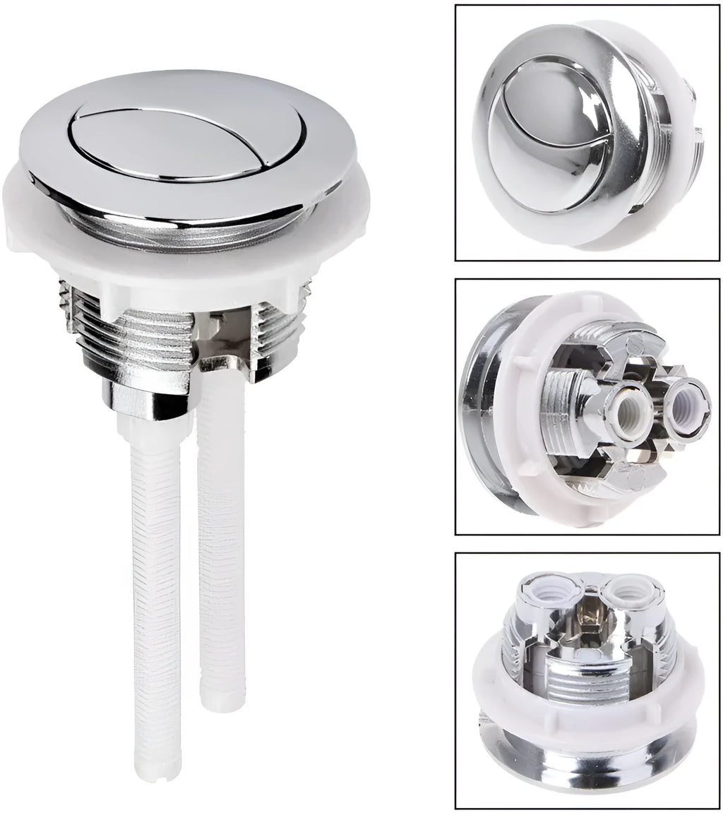 38mm round ABS plastic dual flush toilet button replacement kit