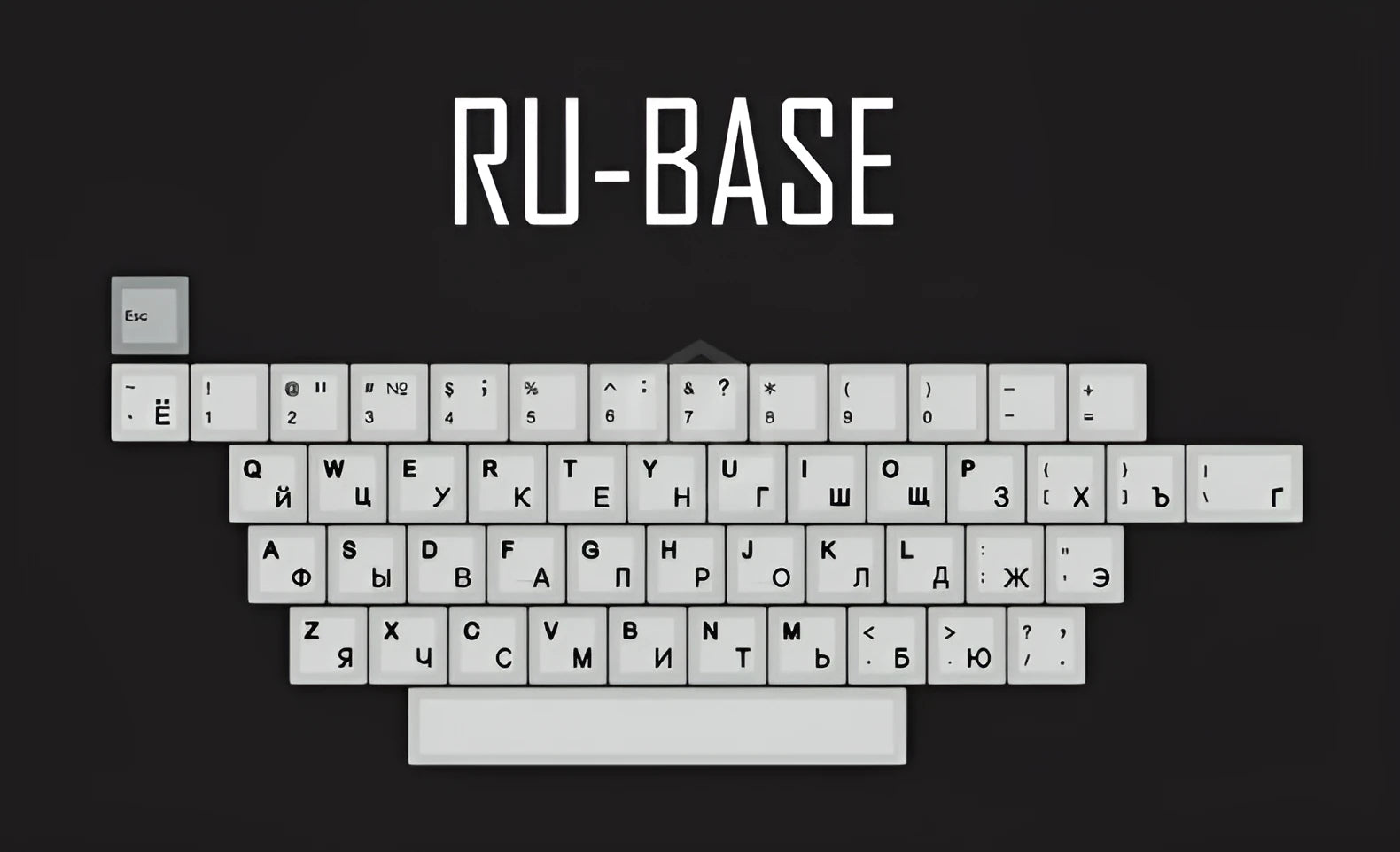 Japanese Root black dye-sublimated PBT keycap set on a mechanical keyboard