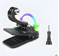 360-degree rotating backpack clip mount for GoPro and compatible action cameras