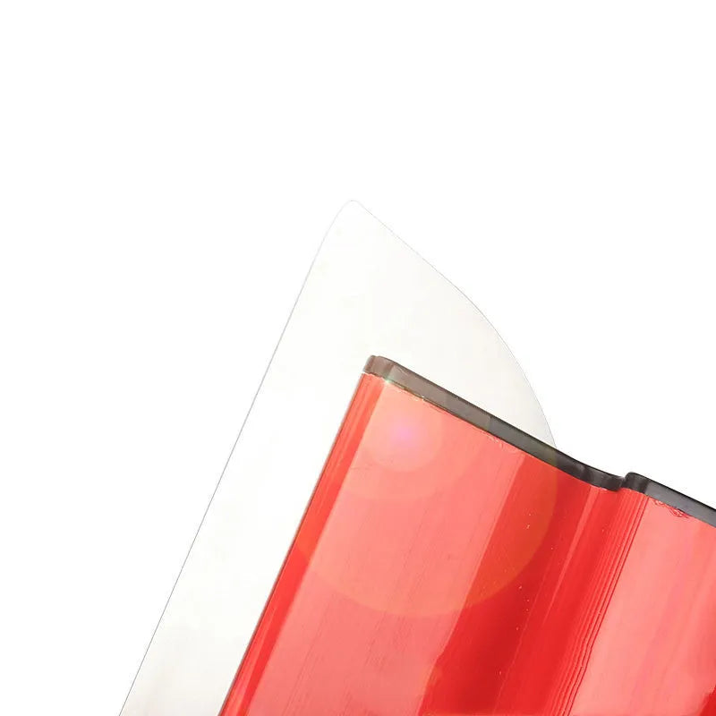 Red leveling scraper wall paint tool with 40cm handle for putty removal and wallpaper application