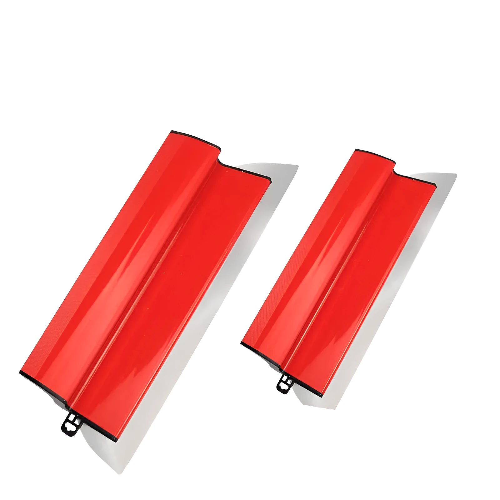 Red leveling scraper wall paint tool with 40cm handle for putty removal and wallpaper application