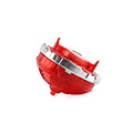 Luminous gyro bottom accessory for spinning tops in blue, red, white, or yellow colours