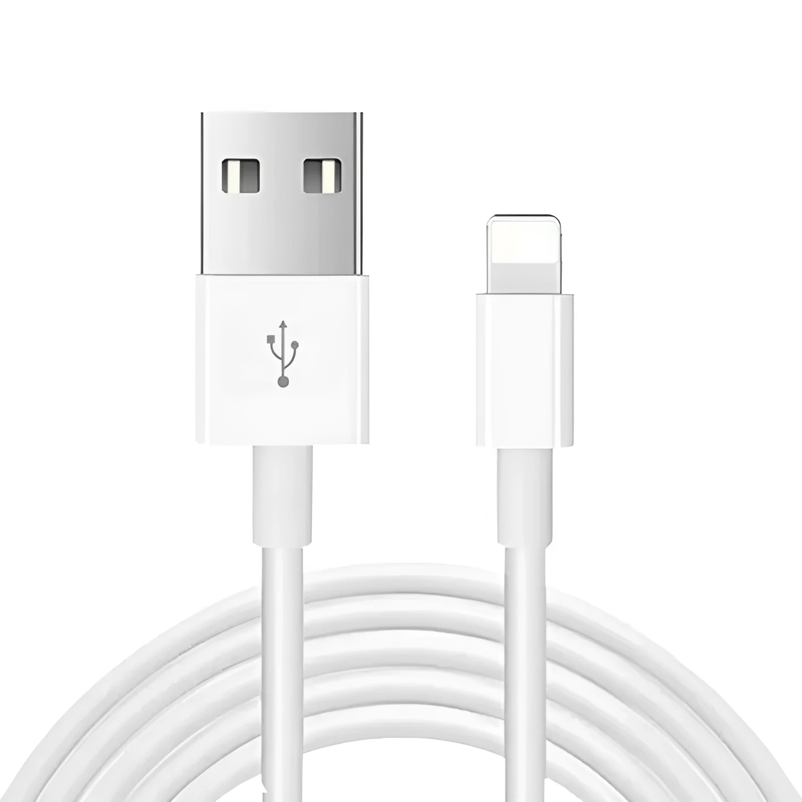 White 20W USB-C fast charger for iPhone 12 Pro Max and iPad with 1m cable
