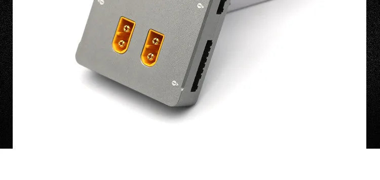 Grey Astor parallel charging board for RC aircraft batteries measuring 12cm
