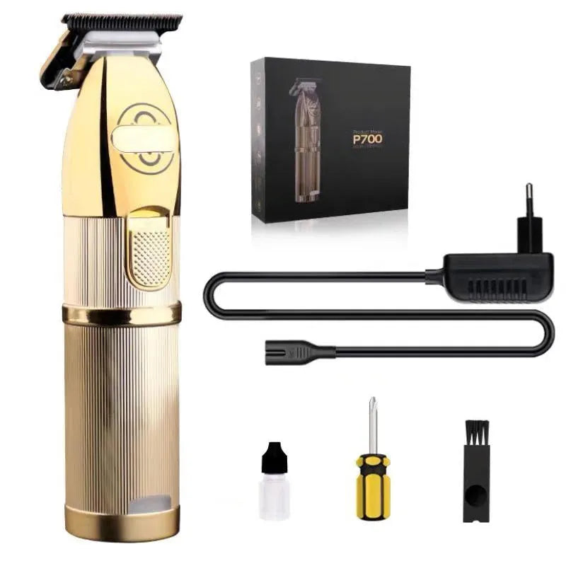 Gold cordless hair clipper model 2880 with charging cable