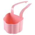 Dark blue plastic sink drain basket with Nordic design dimensions 20x10x7.5cm
