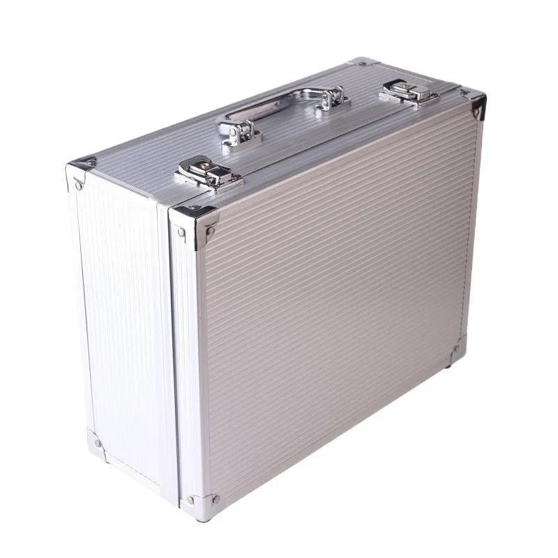 Aluminium alloy tattoo equipment storage box organiser set in black or silver