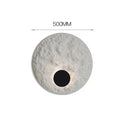 White iron wall lamp in modern simple design, 300mm or 500mm size options
