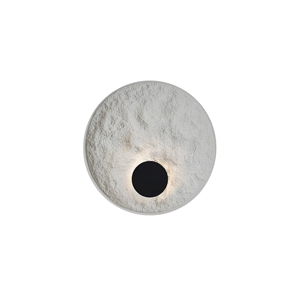White iron wall lamp in modern simple design, 300mm or 500mm size options