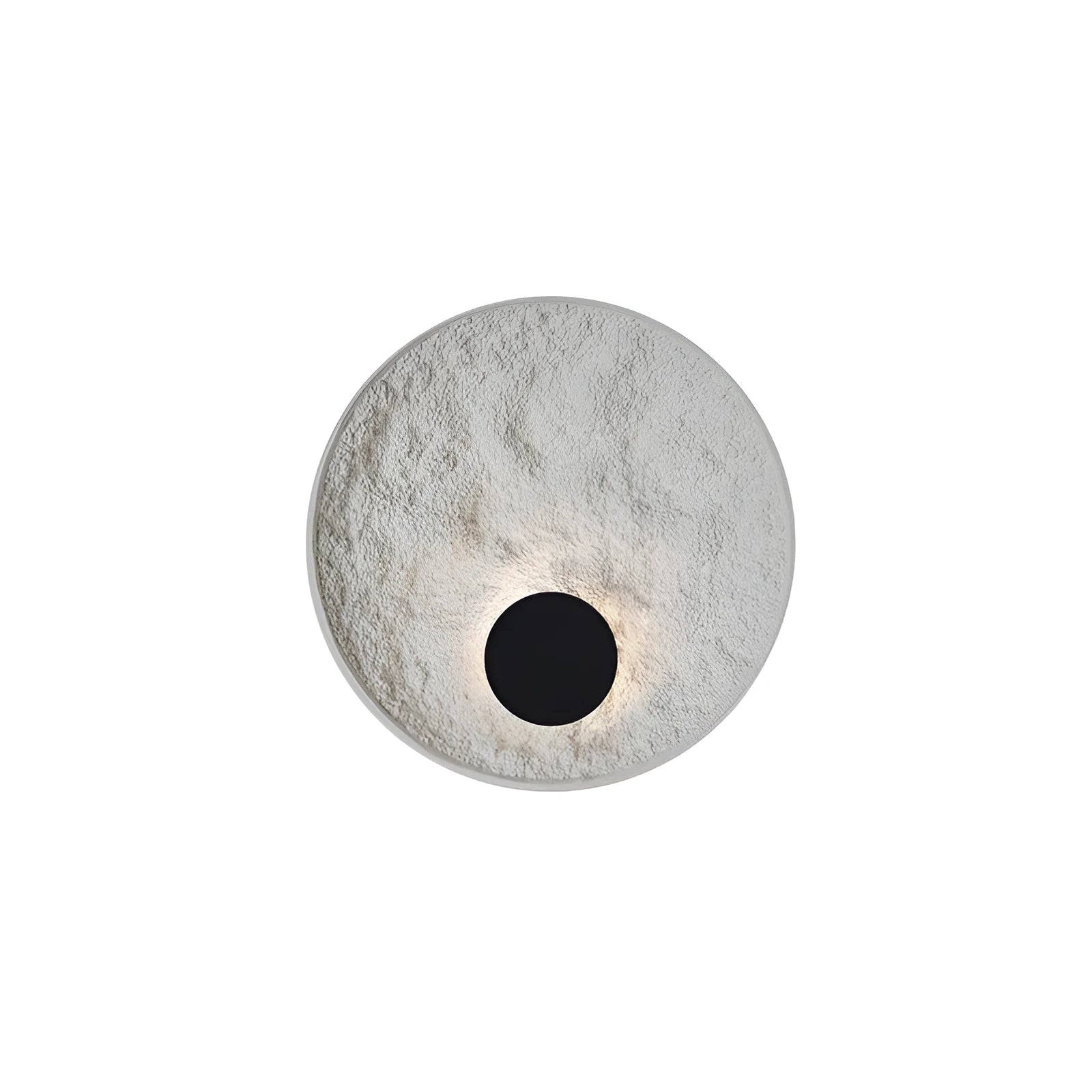 White iron wall lamp in modern simple design, 300mm or 500mm size options