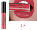 Silky cream texture lip gloss tube showing colour options from a single shade to a 12-piece set.